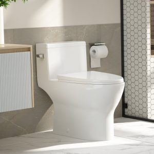 DeerValley DV-1F52626 One-piece Toilets ADA-Compliant Seamless Easy-Clean Surface 1.28 GPF