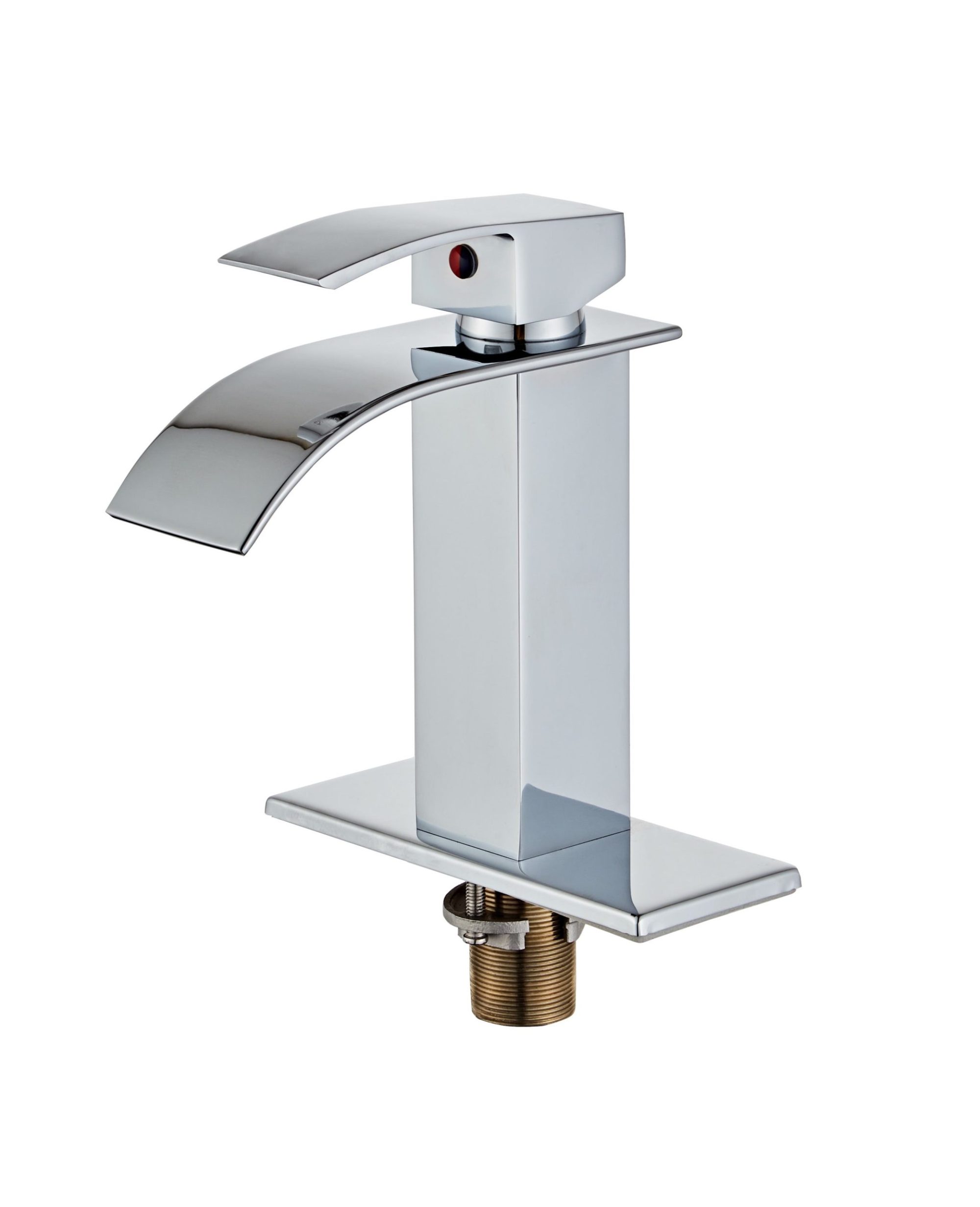 DYNASTY Brass Vessel Sink Bathroom Faucet, Waterfall