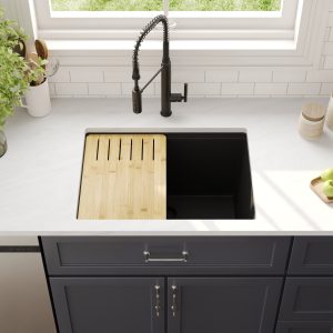 DeerValley DV-1K0172 Granite Composite Kitchen Sinks Undermount Quiet Drain