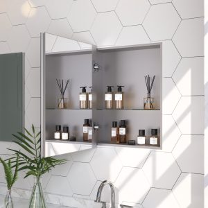 DeerValley DV-1MC0148 Medicine Cabinets Aluminum Recessed Soft-Close Mirror