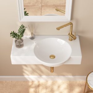 DeerValley DV-1WS0125 Wall Mounted Sinks ADA Space-Saving Design